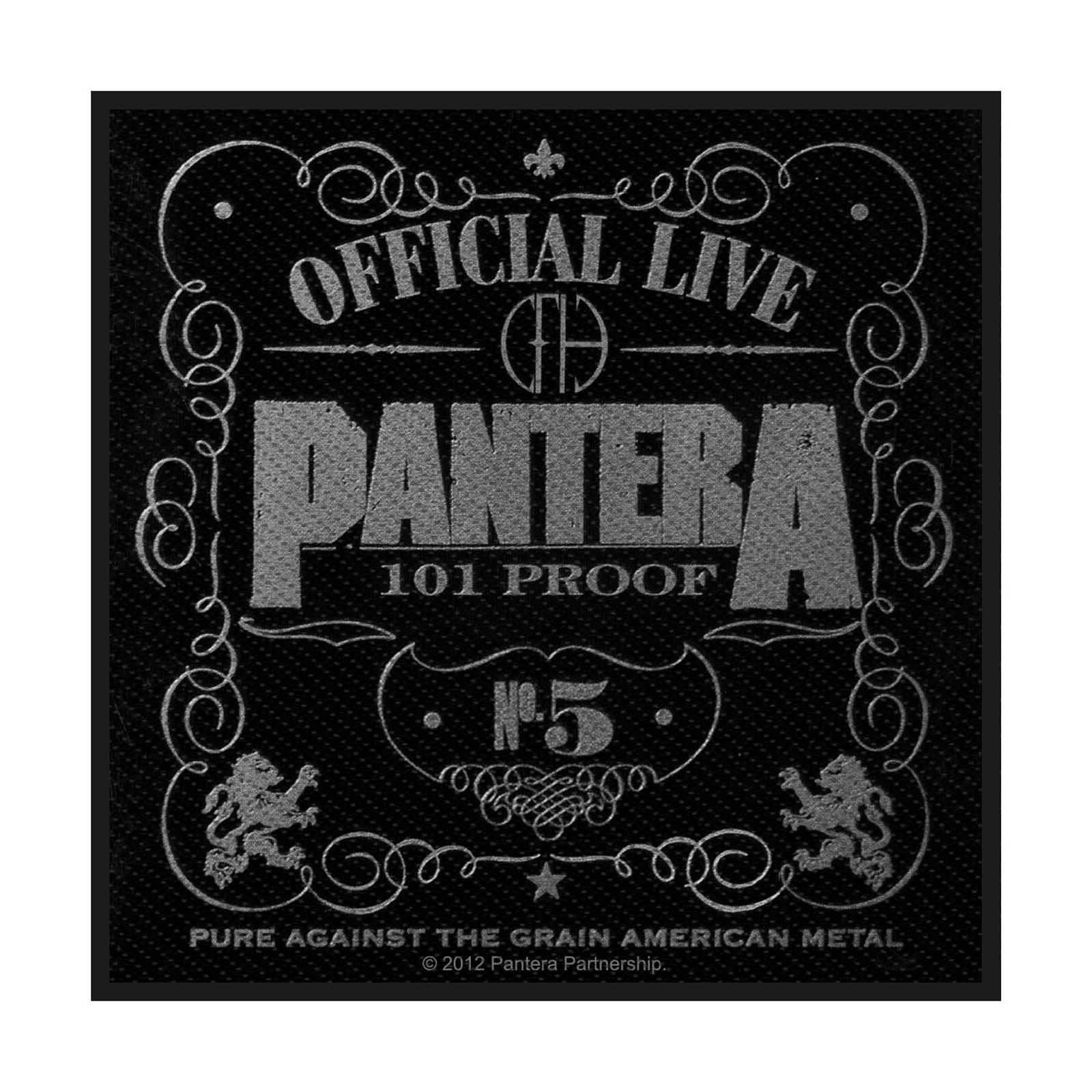 Pantera 101 Proof gewebter Aufnäher One Size grau/schwarz von Joom DACH