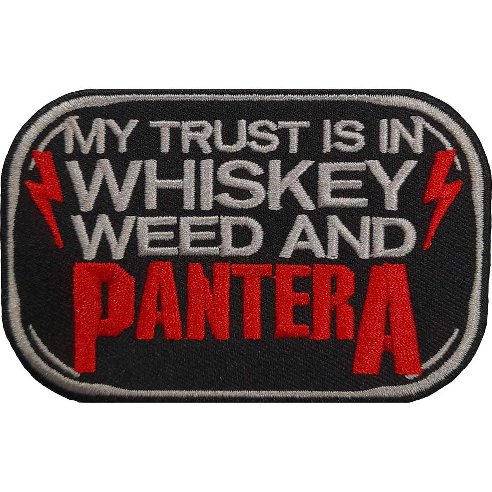 Pantera Whiskey Patch One Size rot/schwarz Pantera Whiskey Patch One Size rot/schwarz von Joom DACH