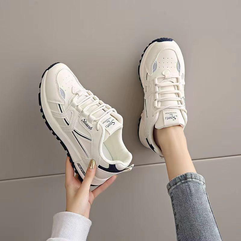 Papa Schuhe Damen Neue vielseitige atmungsaktive Damenschuhe Cortez Herbstschuhe Sneaker Freizeitschuhe 40 von Joom DACH