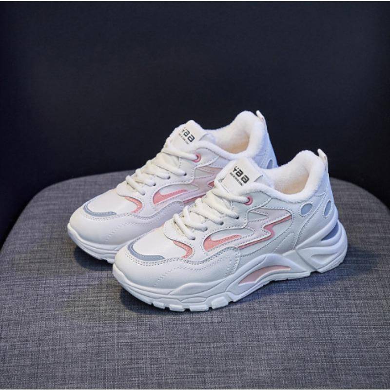 Papa Schuhe frauen Ins Trendy Frühling Neue Alle-Spiel Casual Weiß Student Turnschuhe Frauen 40 von Joom DACH