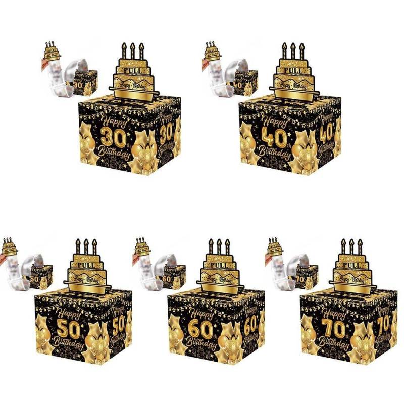Papier Cash Pull Geschenk Boxen Geburtstag Überraschung Geld Geschenk Boxen Neue Geburtstag Spardose Geburtstag 30th von Joom DACH