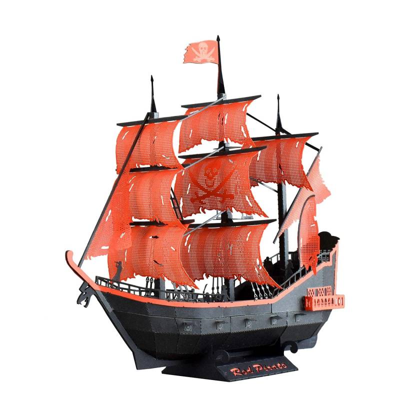 Papier Nano Rotes Piratenschiff PN-148 von Joom DACH