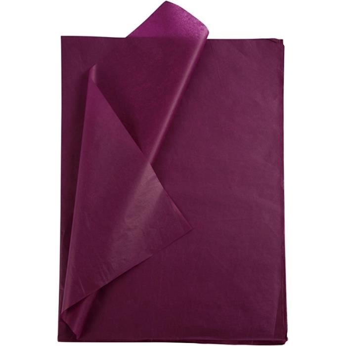 Seidenpapier - 50 x 70 cm - 25 Blatt Bordeaux Seidenpapier - 50 x 70 cm - 25 Blatt Bordeaux von Joom DACH
