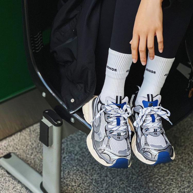 Paris Dad's Shoes Damen INS Trendy Dicke Sohle Erhöhte Sport Freizeitschuhe Retro Schnürschuhe Damenschuhe 40 blau von Joom DACH