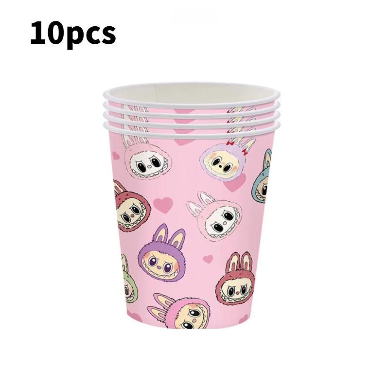 Partydekoration Geburtstag Tischdecke Geschirr Partybanner Requisiten-Set Paper Cups von Joom DACH