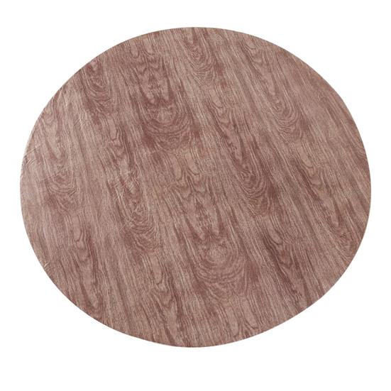 Passende runde Tischdecke Wasserdicht Ölfest Tischdecke mit elastischen Kanten Holz S von Joom DACH