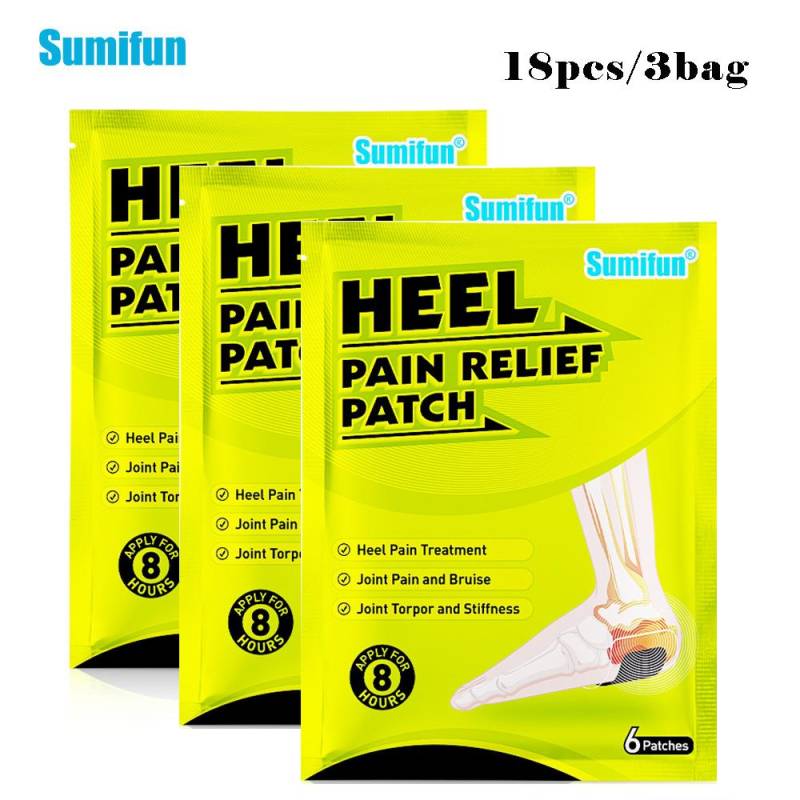 Patch Fuß Gips Schmerzlinderung Patch Ferse Knochen Fußpflege Kräuterpflaster 18pcs/3bag von Joom DACH