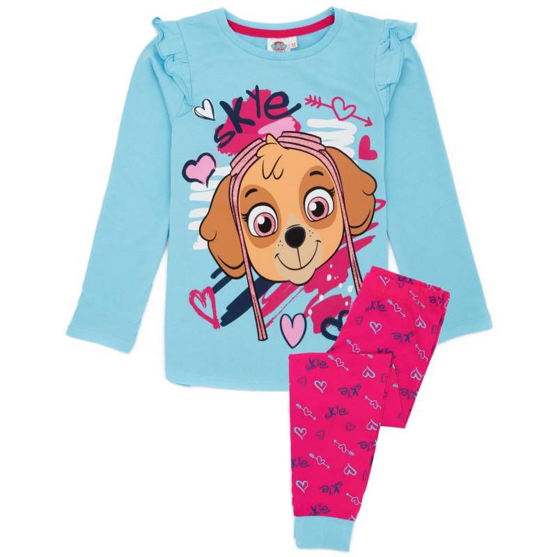 Paw Patrol Langarm-Pyjama-Set für Mädchen 4-5 Years von Joom DACH