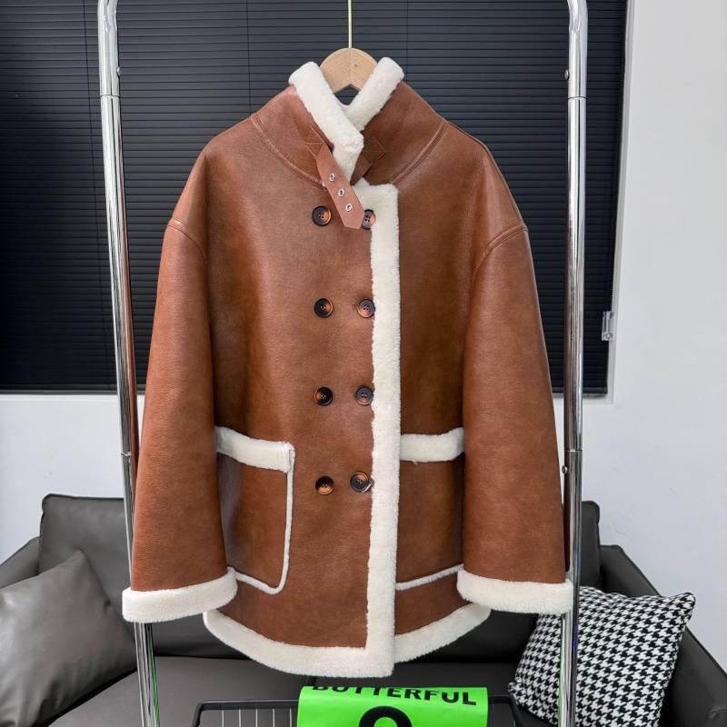 Pelz Einteiliges Top frauen Lamm Wolle Neue Umwelt Freundliche Pelz Mantel Imitation Pelz Mittel-länge Imitation frauen L von Joom DACH