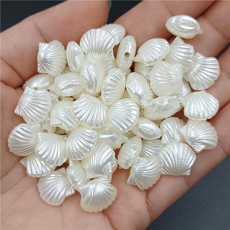 Perlen für die Schmuckherstellung, Schlüsselanhänger, 50/100 Stück, Armband, Halskette, DIY, kreativ, einzigartig, handgefertigt, Bastelbedarf, Muschel Shell 1 50PCS von Joom DACH