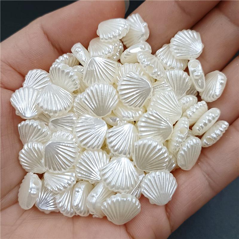 Perlen für die Schmuckherstellung, Schlüsselanhänger, 50/100 Stück, Armband, Halskette, DIY, kreativ, einzigartig, handgefertigt, Bastelbedarf, Muschel Shell2  100PCS von Joom DACH