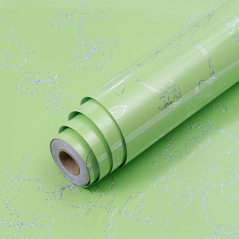 Perlglanz-Aufkleber aus selbstklebendem PVC für die Renovierung von Möbeln und Küchen 40cm x 1m, Laser hellgrüne Perlglanz-Aufkleber aus selbstklebendem PVC für die Renovierung von Möbeln und Küchen 40cm x 1m, Laser hellgrüne von Joom DACH