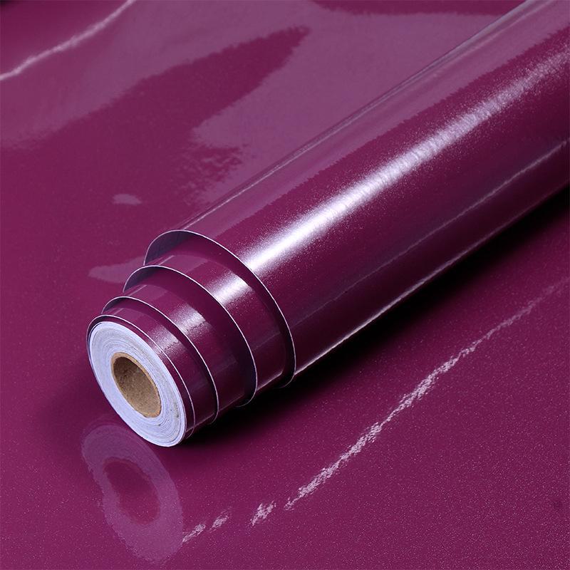 Perlglanz-Aufkleber aus selbstklebendem PVC für die Renovierung von Möbeln und Küchen 60cm x 1m, Pearlescent violett von Joom DACH