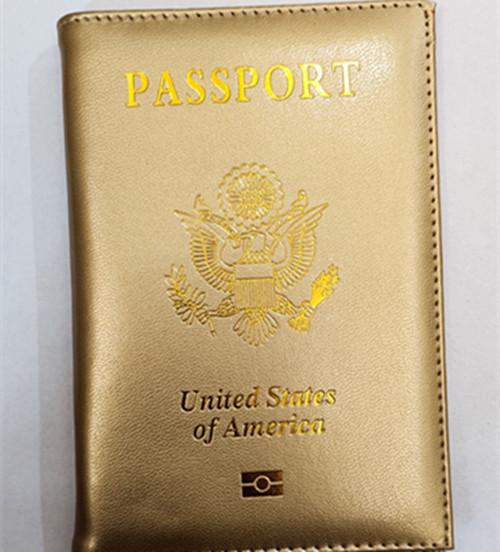 Personalisierte Leder USA Passhülle Personalisierter Reisepasshalter Amerikanische Geldbörse Hüllen für Reisepässe Mädchen Amerika gold von Joom DACH