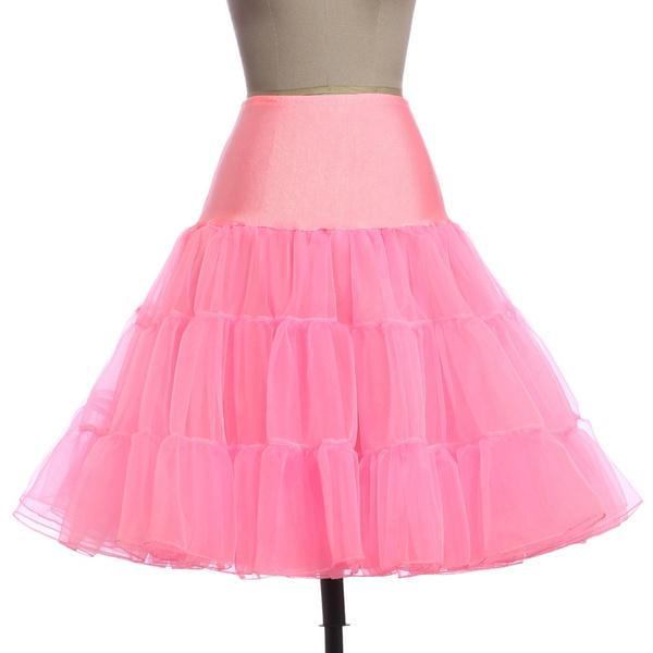 Petticoat Unterrock Damen Retro Vintage Rock Kleid Krinoline Petticoat Rockabilly Unterrock für Hochzeit M rosa von Joom DACH