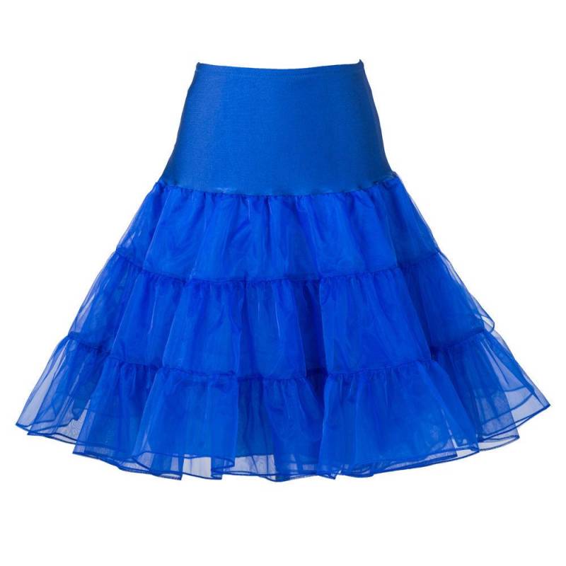 Petticoat Unterrock Damen Retro Vintage Rock Kleid Krinoline Petticoat Rockabilly Unterrock für Hochzeit XL blau von Joom DACH
