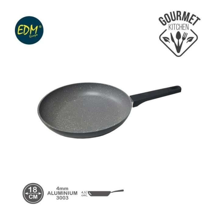 Pfanne - EDM - 18 cm - Antihaftbeschichtet - Leicht zu reinigen - Langlebigkeit von Joom DACH