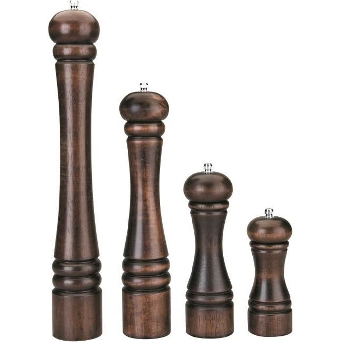 Pfeffermühle - Ibili - 773416 - Naturholz - 15 cm - Dunkelbraun braun von Joom DACH