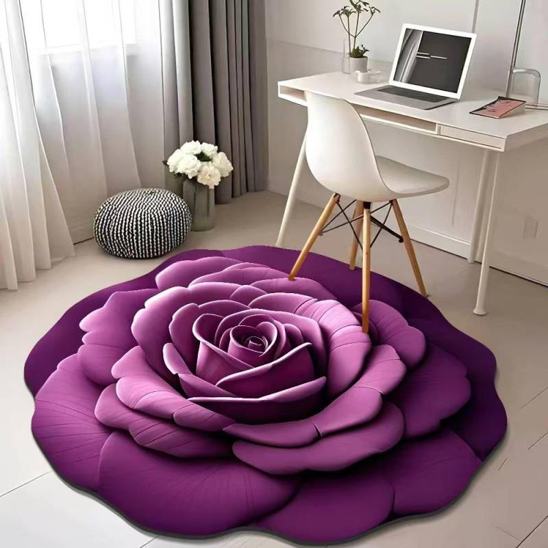 Pfingstrose Blume Fußmatte Zuhause Wohnzimmer Teppich Schmutzabweisend Pflegeleicht Badematte Saugfähige Türmatte Für Küche Badezimmer Eingangsbereich 80*80cm licht lila Pfingstrose Blume Fußmatte Zuhause Wohnzimmer Teppich Schmutzabweisend Pflegeleicht Badematte Saugfähige Türmatte Für Küche Badezimmer Eingangsbereich 80*80cm licht lila von Joom DACH