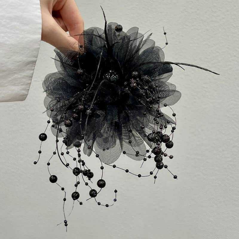 Pfingstrose Blume Perlen Quaste Clip Haarspange Krabbe Für Hinterkopf Elegante Haarspange Für Frauen Mode Kopfbedeckung Accessoires von Joom DACH