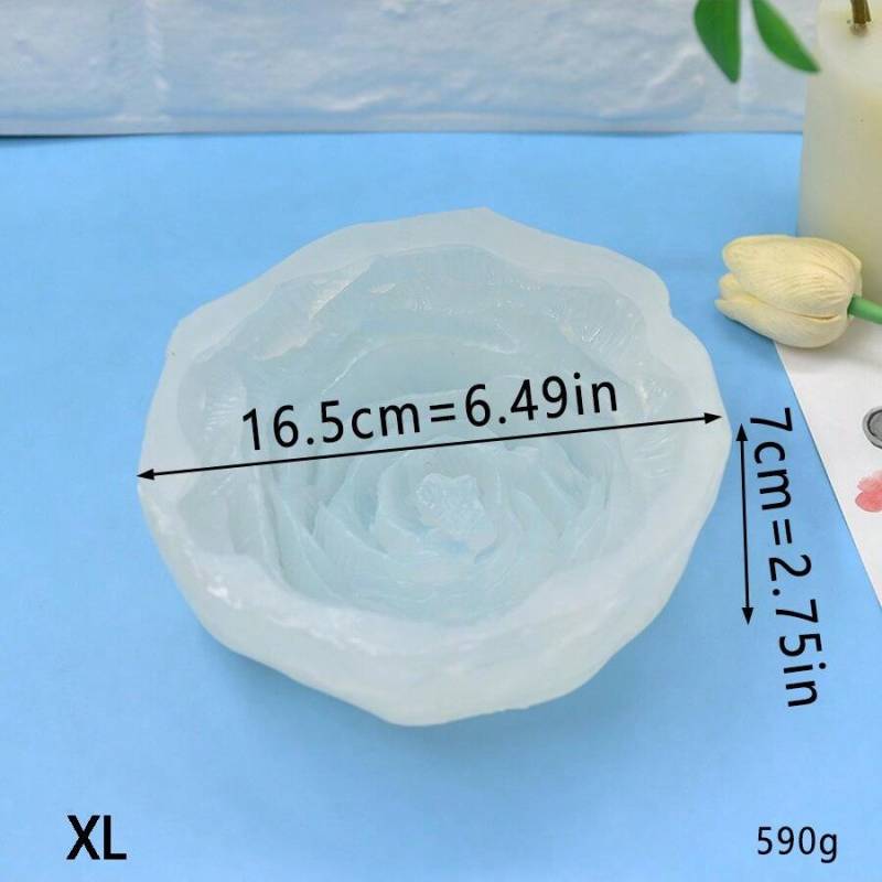 Pfingstrose Silikonformen - Groß, Mittel & Klein für Seife, Fondant & DIY Kerzen von Joom DACH