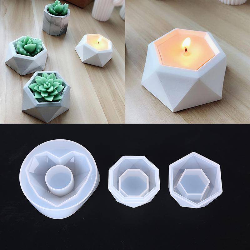 Pflanze Blumentopf Silikonform Epoxidharz Diy Kerzenhalter Form Schmuck Werkzeuge 7.5cm von Joom DACH