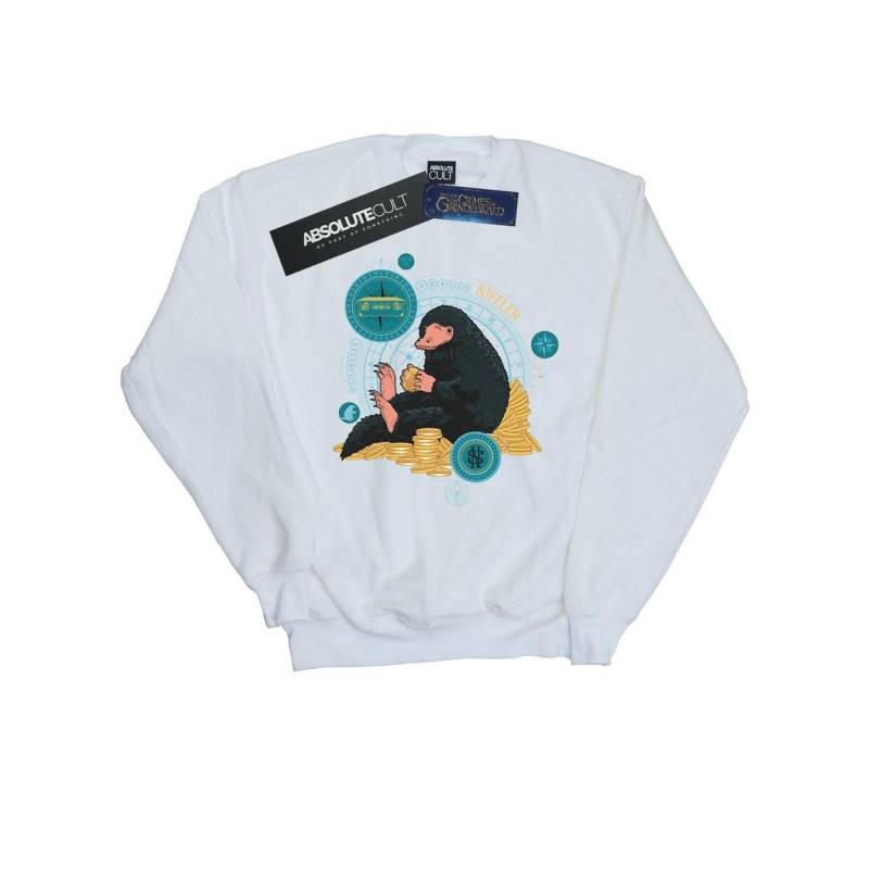 Phantastische Tierwesen Damen-Sweatshirt „Sitting Niffler“. XL weiß von Joom DACH
