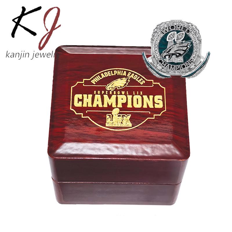 Philadelphia Eagles 2024-2025 NFL Meisterschaftsring für Herren Player 26 Ring with Box von Joom DACH