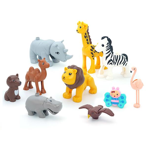 Pi Lego Duple Figurenset Family Play 1, gemischte Farbe Animals von Joom DACH