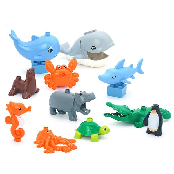 Pi Lego Duple Figurenset Family Play 1, gemischte Farbe Marine life von Joom DACH