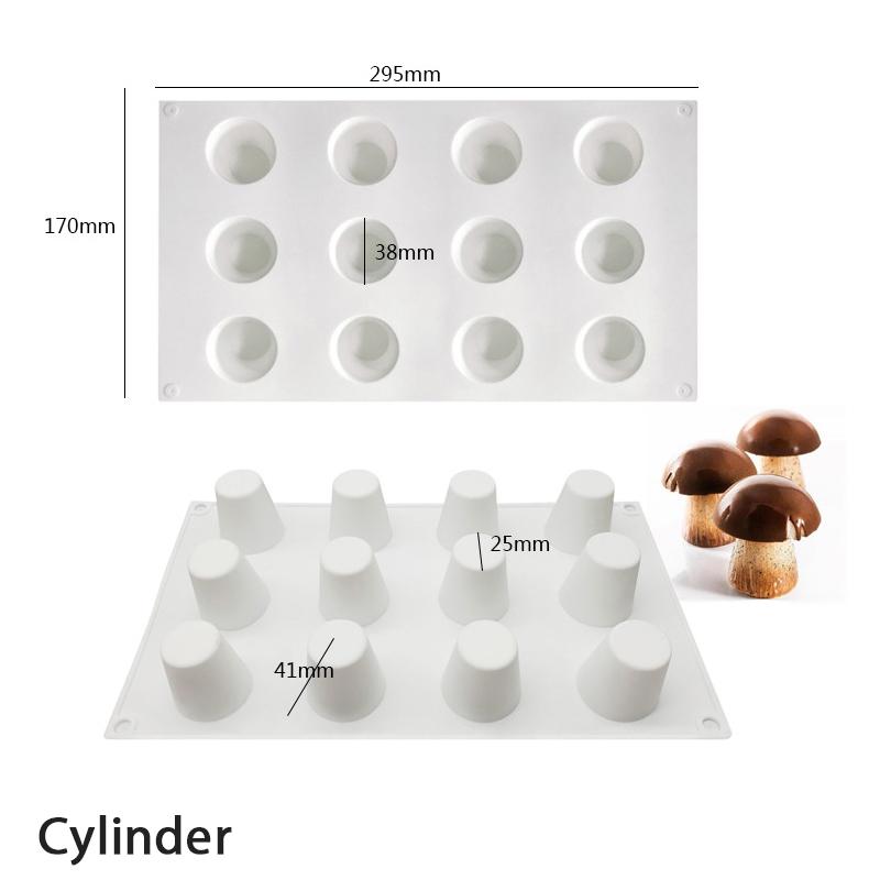 Pilz-Silikon-Mousse-Kuchenform, Pilzform, Kuchenform, Kuchendekoration von Joom DACH