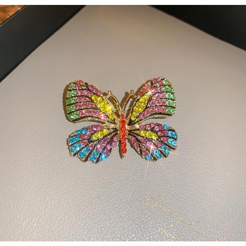 Pins Brosche für Frauen voller Strass Schal Pin Vintage Schmuck Hut Zubehör von Joom DACH