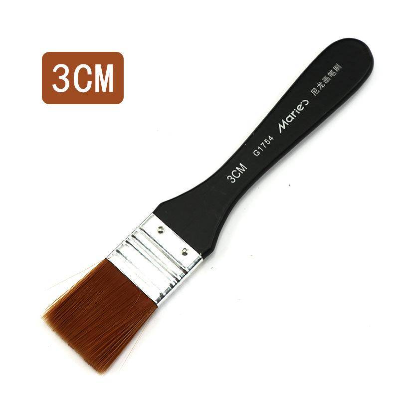 Pinsel mit schwarzem Griff, Metallring, Holzgriff, Nylonhaar, für Künstler, Aquarell, Ölgemälde, Gouache, Acryl, Künstlerbedarf Pinsel mit schwarzem Griff, Metallring, Holzgriff, Nylonhaar, für Künstler, Aquarell, Ölgemälde, Gouache, Acryl, Künstlerbedarf von Joom DACH