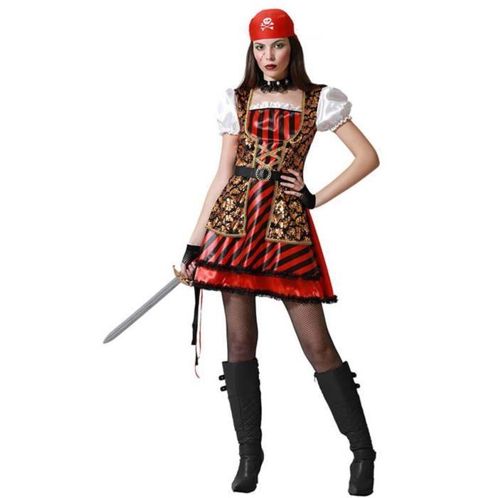 Piratenkostüm - Goldfarben - Damen - XS/S Piratenkostüm - Goldfarben - Damen - XS/S von Joom DACH