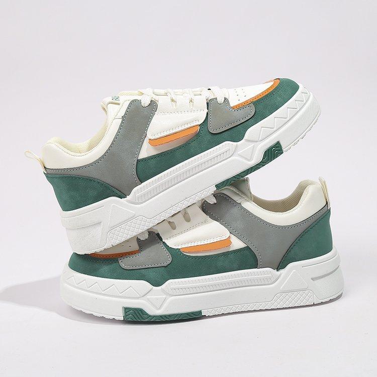 Plateau-weiße Schuhe für den Frühling, trendige Sneakers für Damen, neue superheiße All-Match-Sneaker für Studenten, die die Körpergröße erhöhen 40 von Joom DACH