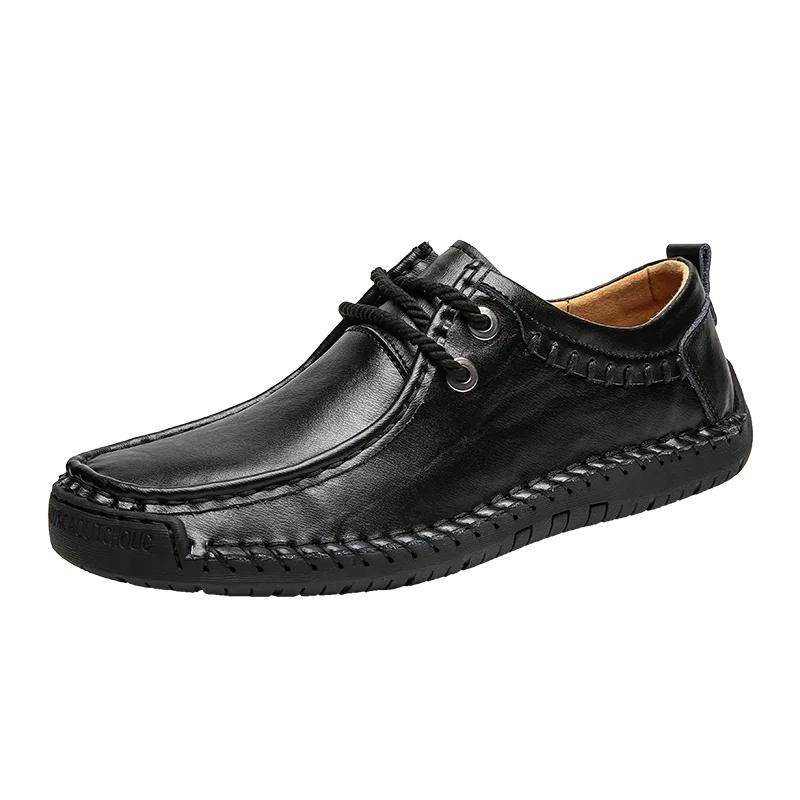 Plateauschuhe für Herren, Luxusmarke, hochwertige Oxford-Schuhe, lässige Schnürschuhe, Halbschuhe, Mokassins, Büroschuhe für Herren 42 von Joom DACH