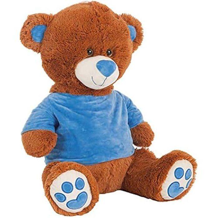 Plüschbär T-Shirt Samt Sortiment 50 cm Mehrfarbig - CREACIONES LLOPIS - Unisex - Kind - Innen rosa von Joom DACH