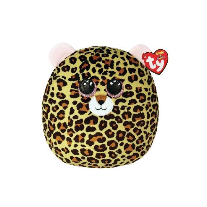 Plüschtier - TY - Ty Squish a Boo Livvie Leopard 20cm - Weiß - Braun - Innen braun von Joom DACH