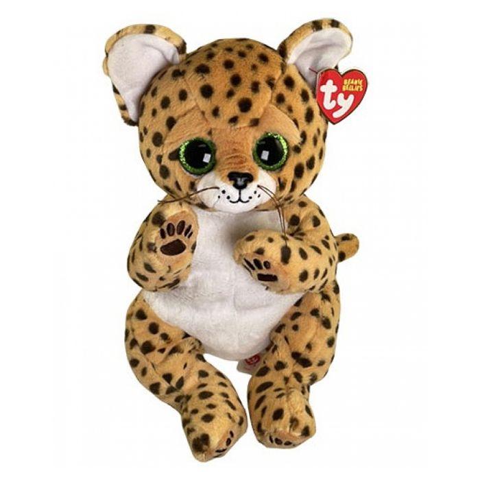Plüschtier - Ty Beanie Bellies - Lloyd der Gepard - 30 cm - Glitzernde blaue Augen - Gemischt blau von Joom DACH