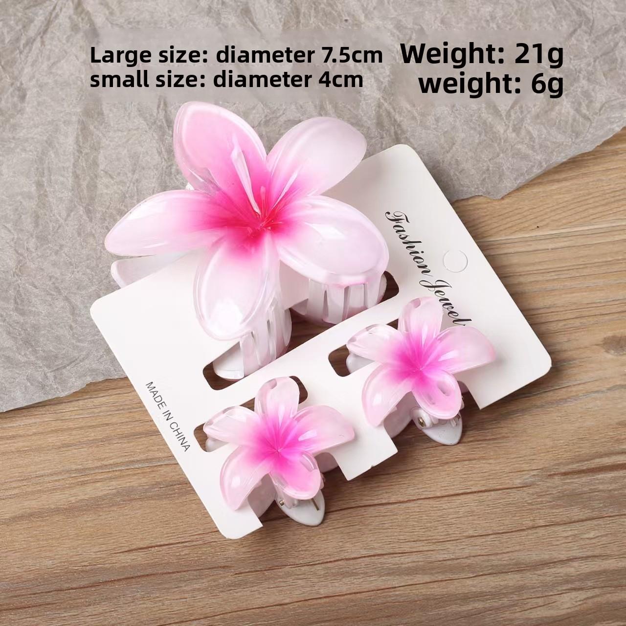 Plumeria Haarspange für Frauen Retro Blume Haarspange für Halboffene, Seiten- oder Hinterkopf-Frisuren 1pcs hellrosa von Joom DACH