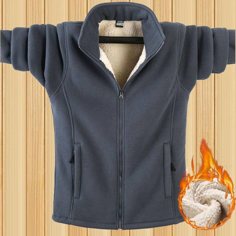 Plus Größe 9xl Fleece Sweatshirt Männer Warm Verdicken Sweatshirt Herbst Winter Männer Kleidung Einfarbig 4XL schwarz von Joom DACH