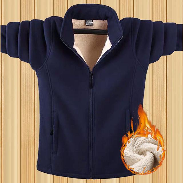 Plus Größe 9xl Fleece Sweatshirt Männer Warm Verdicken Sweatshirt Herbst Winter Männer Kleidung Einfarbig XXXL von Joom DACH