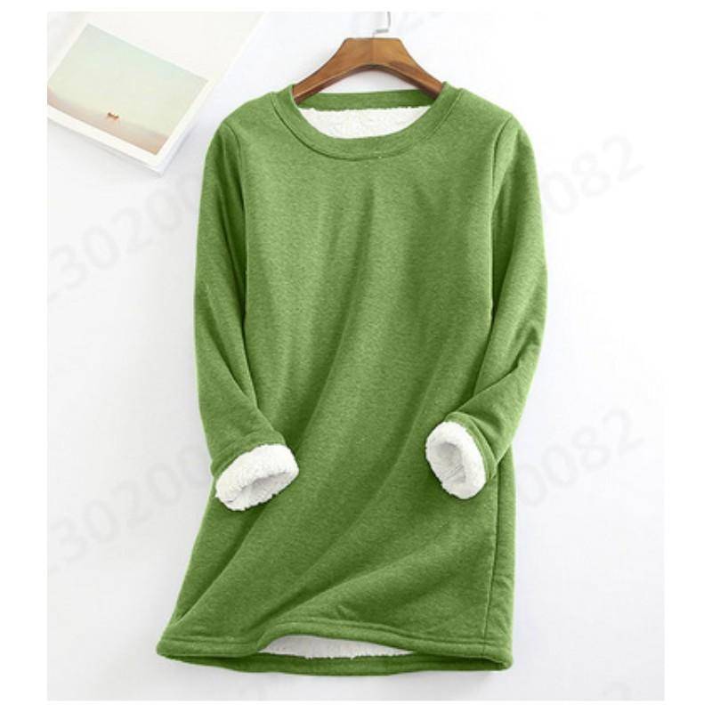 Plus Größe Verdickte Samt Warme Tops Frauen Winter Casual Bodenbildung Fleece T Shirt Einfarbig Oansatz Sweatershirts 5XL Plus Größe Verdickte Samt Warme Tops Frauen Winter Casual Bodenbildung Fleece T Shirt Einfarbig Oansatz Sweatershirts 5XL von Joom DACH