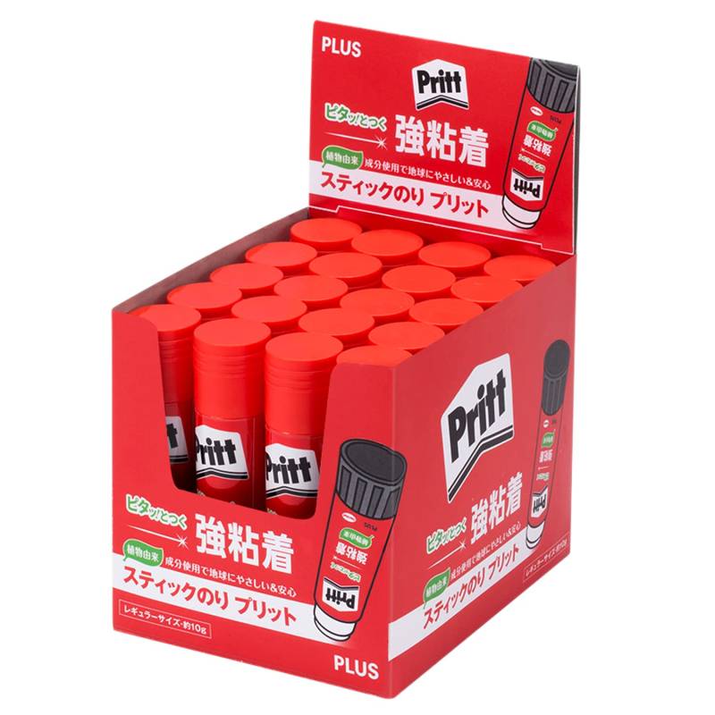 Plus Pritt Klebestift Normalgröße 20er Set 29-701×20 rot von Joom DACH