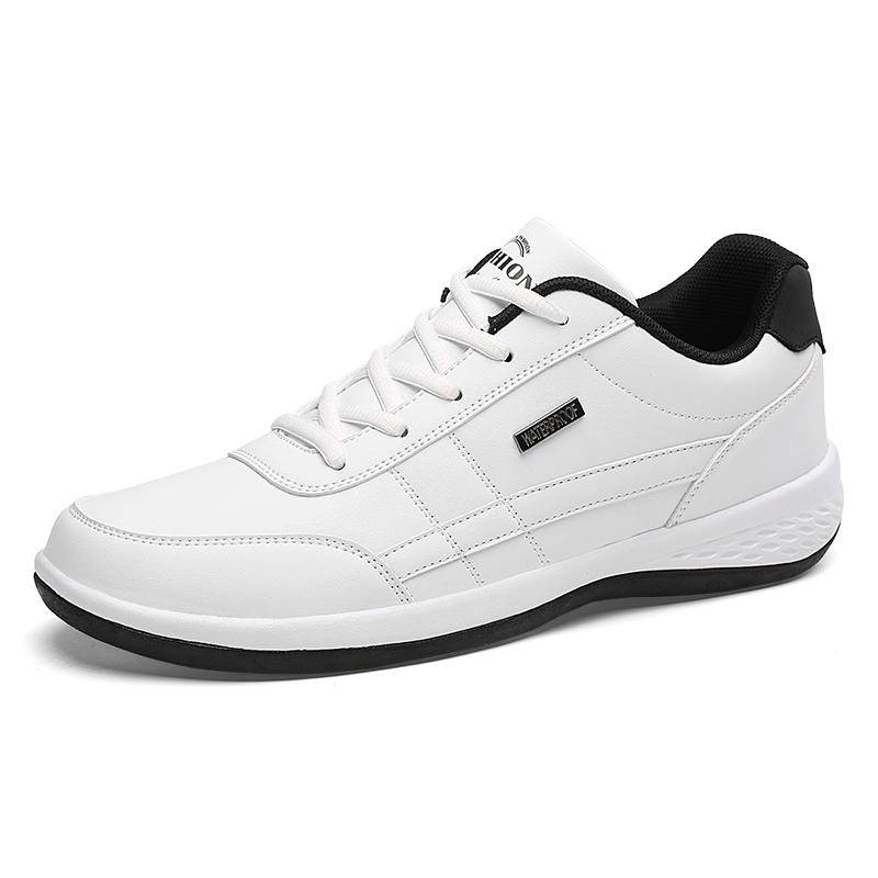 Plus Size Herren-Schnürschuhe, leichte und bequeme Outdoor-Wanderschuhe, Sportschuhe in Übergröße, lässige Studenten-Board-Schuhe, Laufschuhe, 48 Yards 38 weiß von Joom DACH