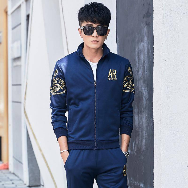 Plus Size Trainingsanzüge Herren Sportanzug in voller Länge Zweiteiliges modisches Sweatshirt XL blau Plus Size Trainingsanzüge Herren Sportanzug in voller Länge Zweiteiliges modisches Sweatshirt XL blau von Joom DACH