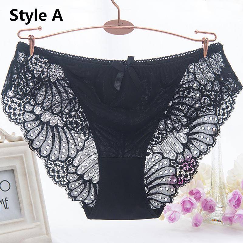 Plus Size Unterwäsche Low Waist Höschen Slips für Damen Hipster Unterhose 2XL von Joom DACH