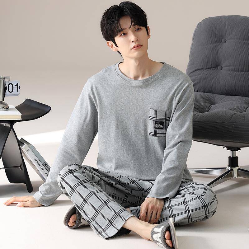 Plus größe 5XL 6XL streifen Freizeit herren Pyjamas Set frühling herbst baumwolle Jungen Nachtwäsche Langarm Nachtwäsche Pijama Hause Tragen kleidung 120kg tragen kann 6XL Plus größe 5XL 6XL streifen Freizeit herren Pyjamas Set frühling herbst baumwolle Jungen Nachtwäsche Langarm Nachtwäsche Pijama Hause Tragen kleidung 120kg tragen kann 6XL von Joom DACH