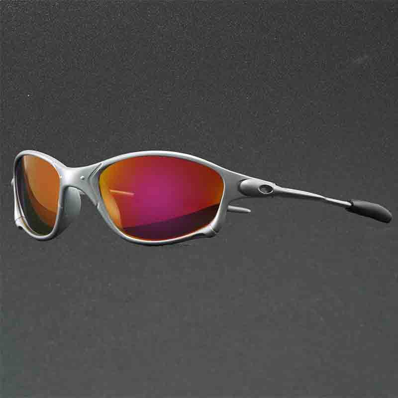 Polarisierte Sonnenbrille für Herren, Metall-Sonnenbrille, Fahrradbrille, UV400, Angeln, Fahrradbrille, Fahrradbrille, Reitbrille Lens High  35 von Joom DACH