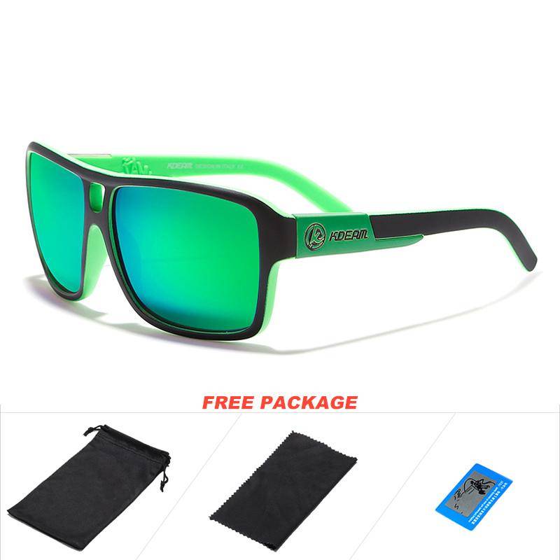 Polarisierte Sonnenbrille für Herren, quadratischer Rahmen, Sport-Sonnenbrille für den Außenbereich, 100 % UV-Schutz, Autofahrbrille, Sonnenbrille für Herren von Joom DACH